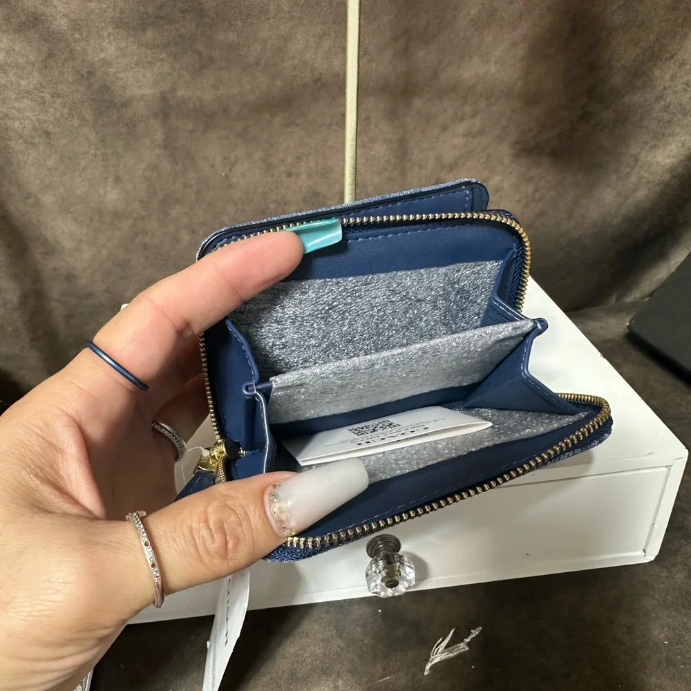 Coach Essential Denim Bifold Wallet - Picture 5 of 6
